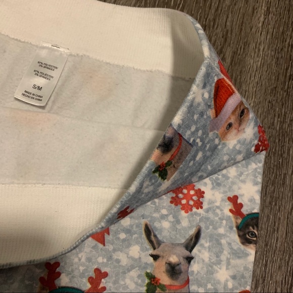 Holiday Cat & Llama Leggings - Picture 4 of 4